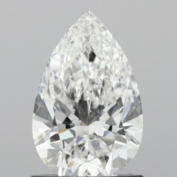 Diament laboratoryjny bezbarwny szlif gruszkowy, 1.08ct, VVS1, E, IGI LG640442309