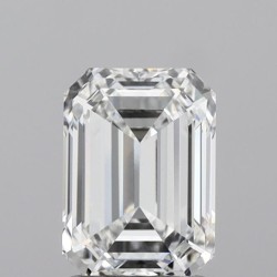 Diament laboratoryjny bezbarwny szlif szmaragdowy, 1.63ct, VVS2, E, IGI LG627457421