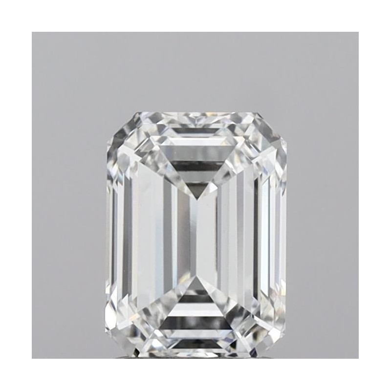 Diament laboratoryjny bezbarwny szlif szmaragdowy, 1.63ct, VVS2, E, IGI LG627457421