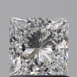 Diament laboratoryjny bezbarwny szlif princess, 1.01ct, VVS1, F, IGI LG726538663