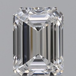 Diament laboratoryjny bezbarwny szlif szmaragdowy, 1.02ct, VVS1, D, IGI LG726538954