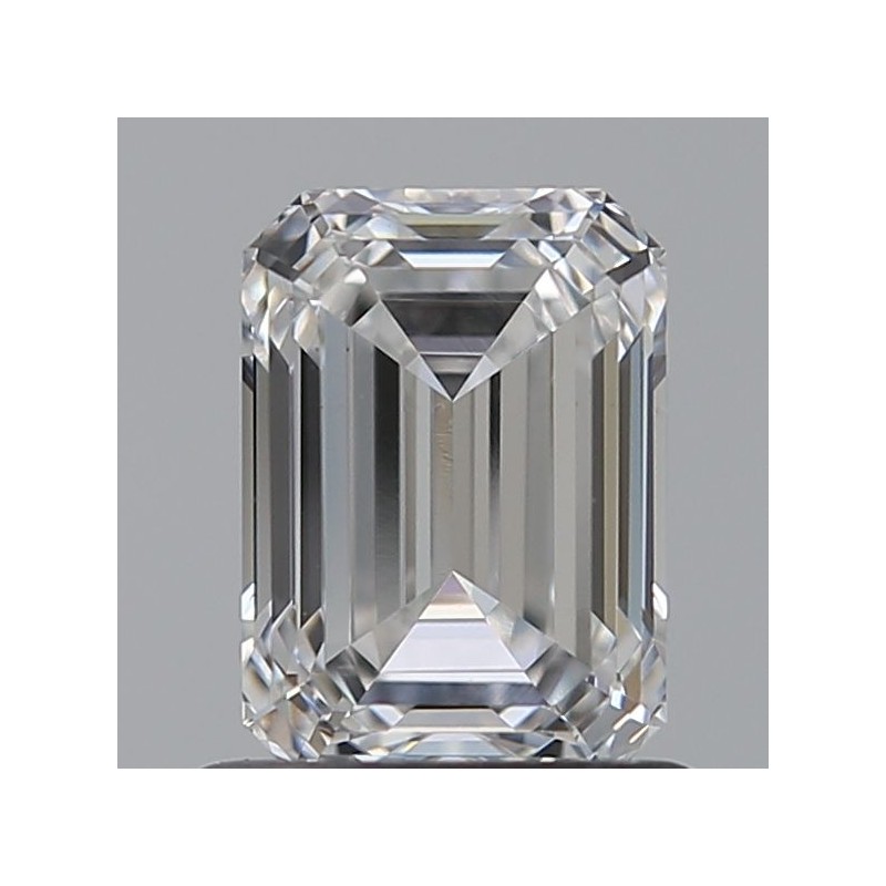 Diament laboratoryjny bezbarwny szlif szmaragdowy, 1.02ct, VVS1, D, IGI LG726538906
