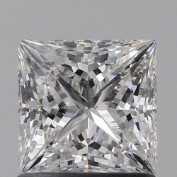 Diament laboratoryjny bezbarwny szlif princess, 1ct, VVS1, E, IGI LG726538642