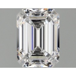 Diament laboratoryjny bezbarwny szlif szmaragdowy, 1.09ct, VVS2, D, IGI LG681568489