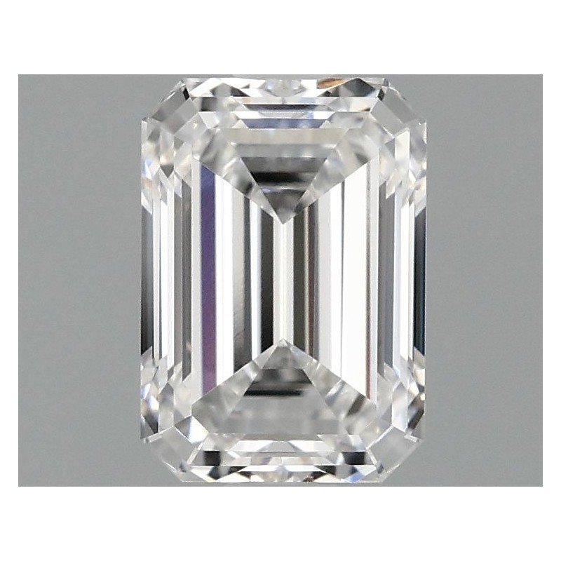 Diament laboratoryjny bezbarwny szlif szmaragdowy, 1.09ct, VVS2, D, IGI LG697517475