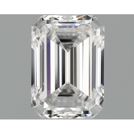 Diament laboratoryjny bezbarwny szlif szmaragdowy, 1.09ct, VVS2, D, IGI LG697517475