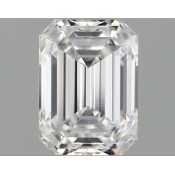 Diament laboratoryjny bezbarwny szlif szmaragdowy, 1.1ct, VVS2, D, IGI LG715539728