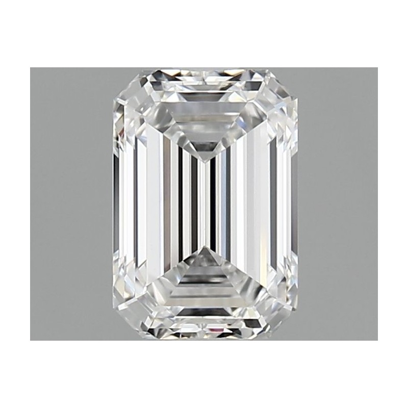 Diament laboratoryjny bezbarwny szlif szmaragdowy, 1.1ct, VVS2, D, IGI LG723549946