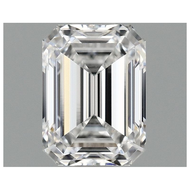 Diament laboratoryjny bezbarwny szlif szmaragdowy, 1.06ct, VVS2, D, IGI LG715538721