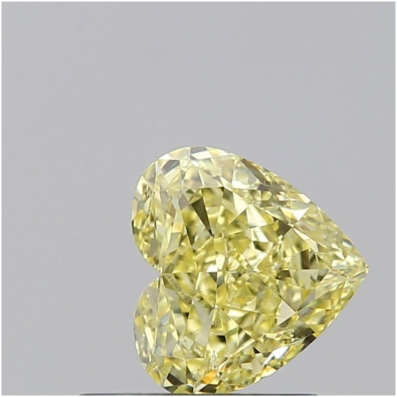 Diament o barwie fantazyjnej serce, 0.83ct, SI1, Fancy Intense Yellow, GIA 1465761461 Diament o barwie fantazyjnej serce, 0.83ct, SI1, Fancy Intense Yellow, GIA 1465761461