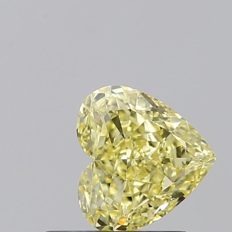 Diament o barwie fantazyjnej serce, 0.83ct, SI1, Fancy Intense Yellow, GIA 1465761461
