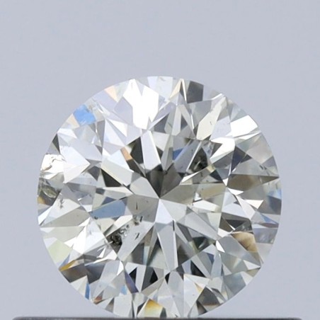 Diament o barwie fantazyjnej szlif okrągły, 0.5ct, SI2, Green, GIA 7391769135