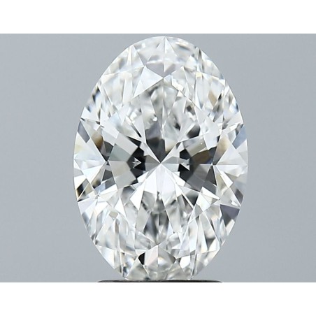 Diament laboratoryjny bezbarwny szlif owalny, 2.2ct, VVS1, E, IGI LG681582056