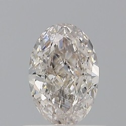 Diament o barwie fantazyjnej szlif owalny, 0.75ct, VS2, Fancy Light Pinkish Brown, GIA 6233740171