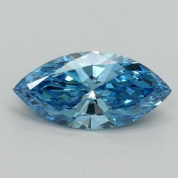 Diament laboratoryjny o barwie fantazyjnej markiza, 0.98ct, VVS2, Fancy Vivid Blue, IGI LG707536225