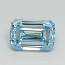 Diament laboratoryjny o barwie fantazyjnej szlif szmaragdowy, 1.83ct, VVS2, Fancy Vivid Blue, IGI LG710541868