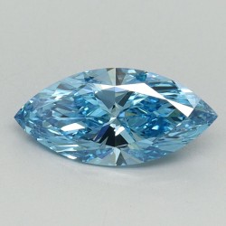 Diament laboratoryjny o barwie fantazyjnej markiza, 0.98ct, VVS2, Fancy Vivid Blue, IGI LG707536226