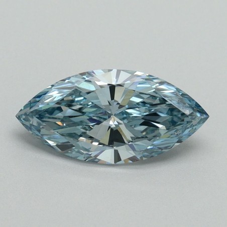 Diament laboratoryjny o barwie fantazyjnej markiza, 1ct, VVS2, Fancy Vivid Blue, IGI LG710541871