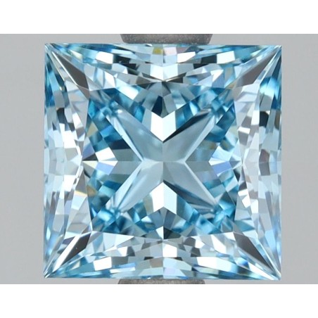 Diament laboratoryjny o barwie fantazyjnej szlif princess, 2.04ct, VVS2, Fancy Vivid Blue, IGI LG646476940