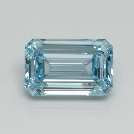 Diament laboratoryjny o barwie fantazyjnej szlif szmaragdowy, 1.02ct, VVS2, Fancy Intense Blue, IGI LG710541795
