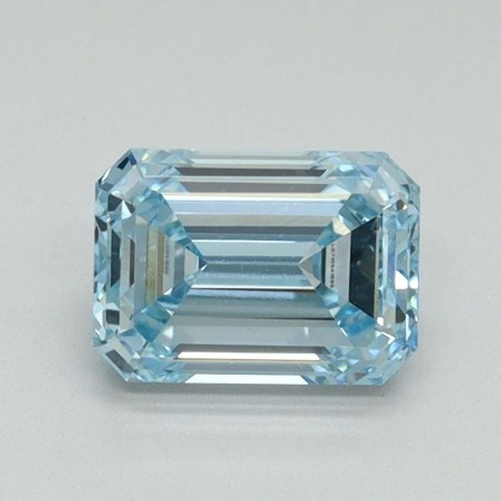 Diament laboratoryjny o barwie fantazyjnej szlif szmaragdowy, 1.02ct, VVS2, Fancy Intense Blue, IGI LG710541695
