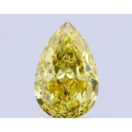 Diament laboratoryjny o barwie fantazyjnej szlif gruszkowy, 2.03ct, VVS2, Fancy Vivid Yellow, IGI LG726515370