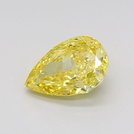 Diament laboratoryjny o barwie fantazyjnej szlif gruszkowy, 1.01ct, VVS2, Fancy Vivid Yellow, IGI LG729513691