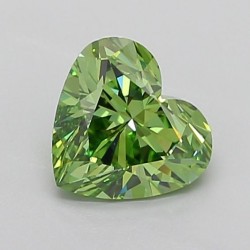 Diament laboratoryjny o barwie fantazyjnej serce, 1.56ct, VVS1, Fancy Vivid Green, IGI LG739511237