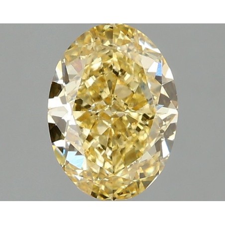 Diament laboratoryjny o barwie fantazyjnej szlif owalny, 1.58ct, VVS2, Fancy Intense Yellow, IGI LG673412330