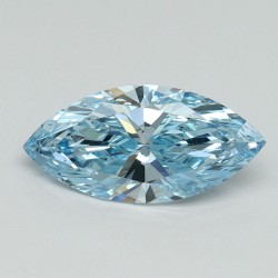 Diament laboratoryjny o barwie fantazyjnej markiza, 1.18ct, VVS2, Fancy Vivid Blue, IGI LG710554737