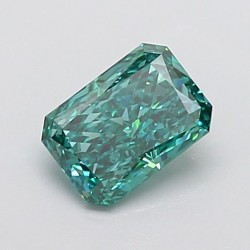 Diament laboratoryjny o barwie fantazyjnej radiant, 1.56ct, VVS2, Fancy Vivid Green, IGI LG731567047