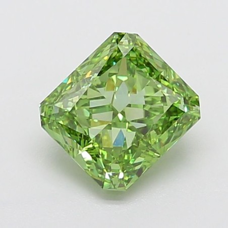 Diament laboratoryjny o barwie fantazyjnej radiant, 2.74ct, VVS2, Fancy Vivid Green, IGI LG734514535