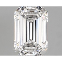Diament laboratoryjny bezbarwny szlif szmaragdowy, 2.76ct, VVS2, D, IGI LG746509169