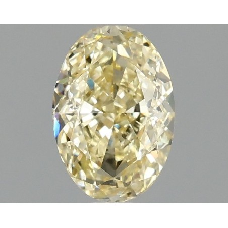 Diament laboratoryjny o barwie fantazyjnej szlif owalny, 1.1ct, VVS2, Fancy Yellow, IGI LG675526575