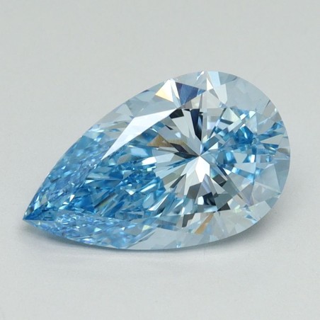 Diament laboratoryjny o barwie fantazyjnej szlif gruszkowy, 2.03ct, VVS2, Fancy Vivid Blue, IGI LG650407781