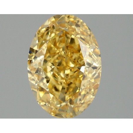 Diament laboratoryjny o barwie fantazyjnej szlif owalny, 1.58ct, VVS2, Fancy Vivid Yellow, IGI LG675567817