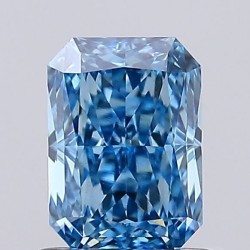 Diament laboratoryjny o barwie fantazyjnej radiant, 1.05ct, VVS2, Fancy Vivid Blue, IGI LG732501171