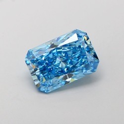 Diament laboratoryjny o barwie fantazyjnej radiant, 2.1ct, VVS2, Fancy Vivid Blue, IGI LG728531380