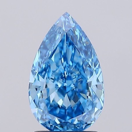 Diament laboratoryjny o barwie fantazyjnej szlif gruszkowy, 2.03ct, VVS2, Fancy Vivid Blue, IGI LG737570505