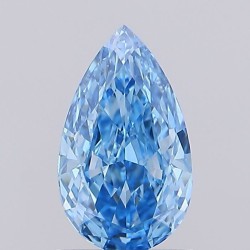 Diament laboratoryjny o barwie fantazyjnej szlif gruszkowy, 1.06ct, VVS2, Fancy Vivid Blue, IGI LG738518550