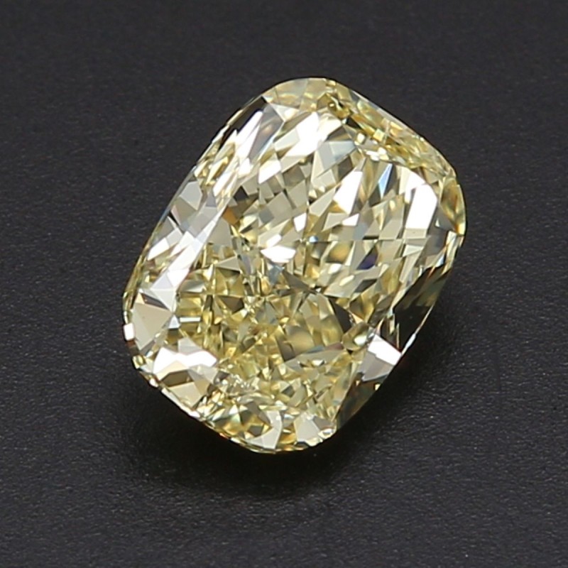 Diament o barwie fantazyjnej szlif poduszkowy modyfikowany, 1.62ct, VS2, Fancy Yellow, GIA 5231573009 Diament o barwie fantazyjnej szlif poduszkowy modyfikowany, 1.62ct, VS2, Fancy Yellow, GIA 5231573009