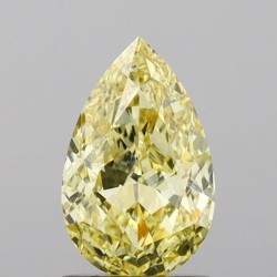 Diament laboratoryjny o barwie fantazyjnej szlif gruszkowy, 2.01ct, VVS2, Fancy Intense Yellow, IGI LG652444494