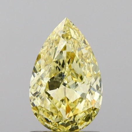 Diament laboratoryjny o barwie fantazyjnej szlif gruszkowy, 2.01ct, VVS2, Fancy Intense Yellow, IGI LG652444494