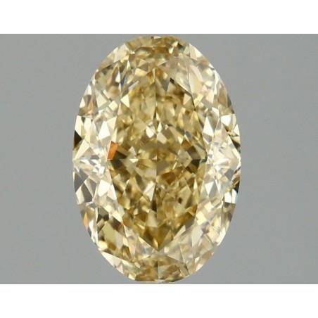 Diament laboratoryjny o barwie fantazyjnej szlif owalny, 1.59ct, VVS2, Fancy Intense Yellow, IGI LG677575752