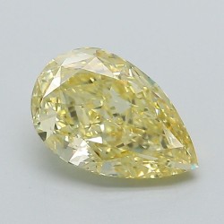 Diament laboratoryjny o barwie fantazyjnej szlif gruszkowy, 1.78ct, VVS2, Fancy Intense Yellow, IGI LG693504423