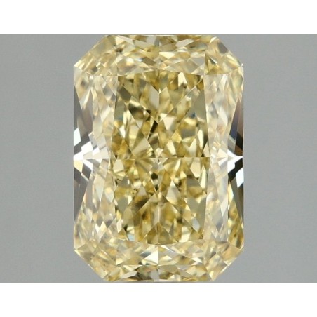Diament laboratoryjny o barwie fantazyjnej radiant, 2.08ct, VVS2, Fancy Intense Yellow, IGI LG677575747