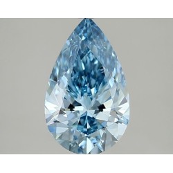 Diament laboratoryjny o barwie fantazyjnej szlif gruszkowy, 1.51ct, VVS2, Fancy Vivid Blue, IGI LG707521825
