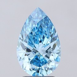 Diament laboratoryjny o barwie fantazyjnej szlif gruszkowy, 2.24ct, VVS2, Fancy Vivid Blue, IGI LG711531828