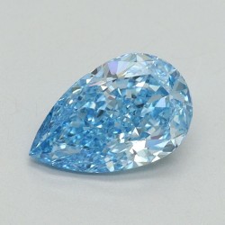 Diament laboratoryjny o barwie fantazyjnej szlif gruszkowy, 1.03ct, VVS2, Fancy Vivid Blue, IGI LG677501478