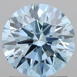 Diament laboratoryjny o barwie fantazyjnej szlif okrągły, 1.52ct, VVS1, Fancy Vivid Blue, IGI LG713554262